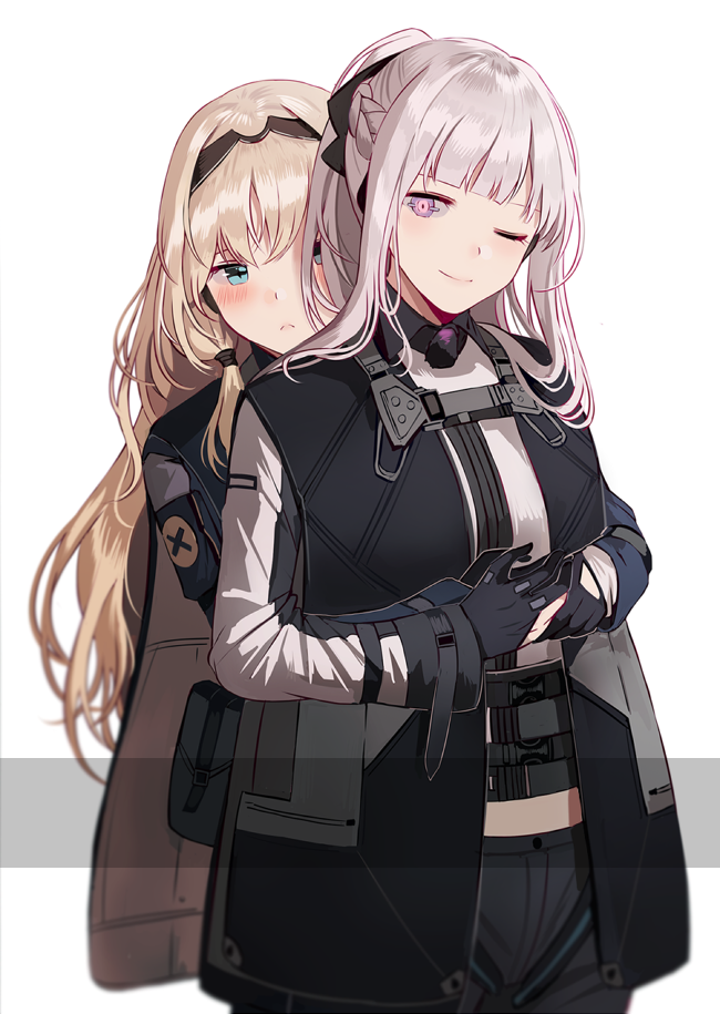ak-12 and an-94 (girls frontline) drawn by silence_girl 