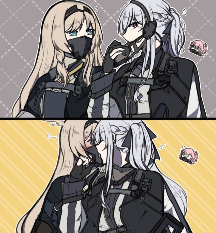 ak-12 and an-94 (girls frontline) drawn by hanato 